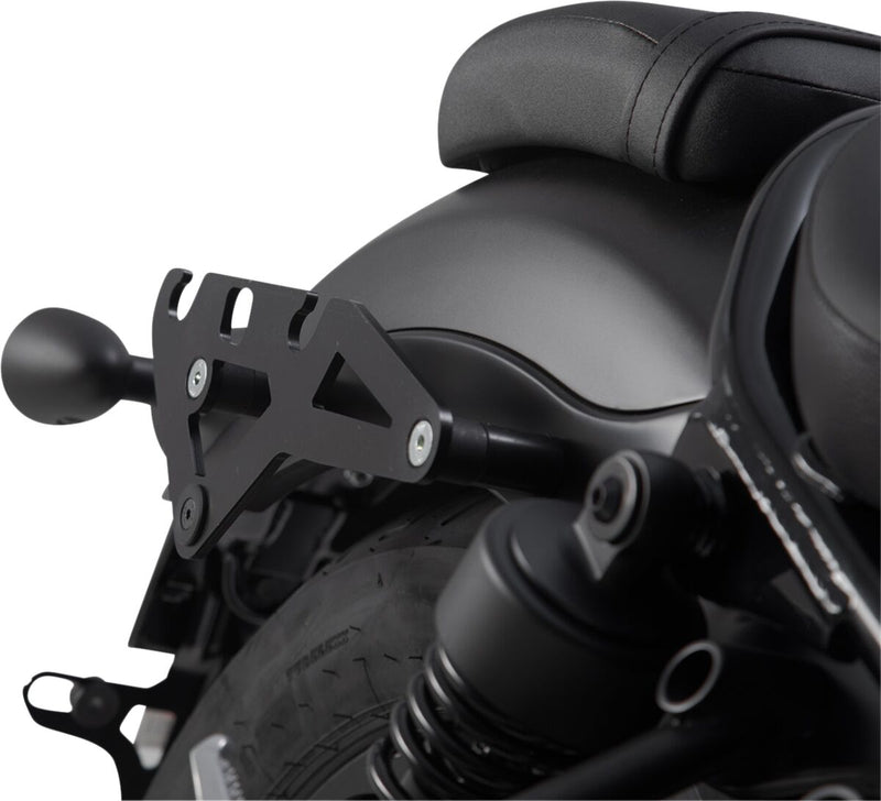 SW-Motech SLH Side Carrier - Black, Powder-Coated, Luggage, Luggage Rack, Side Carrier - HTA.01.682.11000