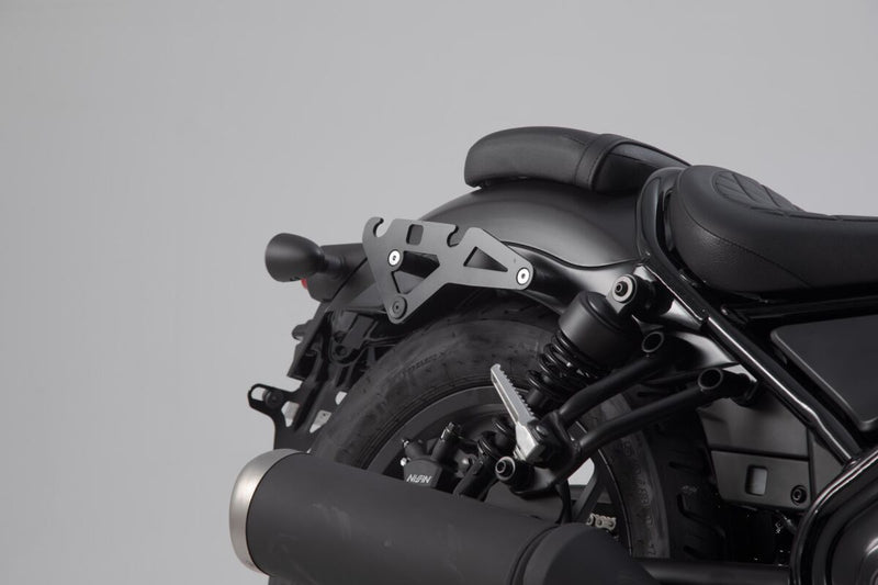 SW-Motech SLH Side Carrier - Black, Powder-Coated, Luggage, Luggage Rack, Side Carrier - HTA.01.682.11000