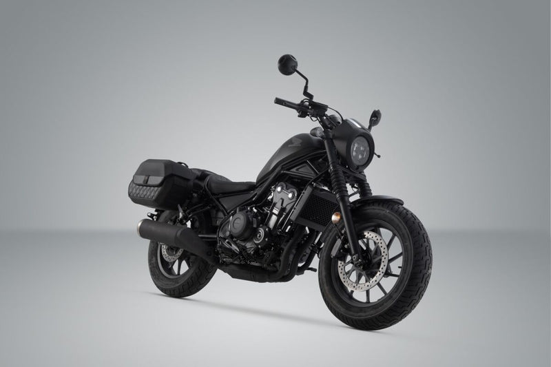 SW-Motech SLH Side Carrier - Black, Powder-Coated, Luggage, Luggage Rack, Side Carrier - HTA.01.682.11000