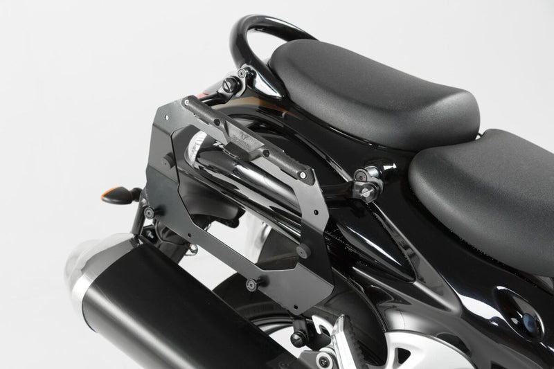 SW-Motech EVO Profile Carrier - Black, Powder-Coated, Powder-Coated Black, Side Carrier