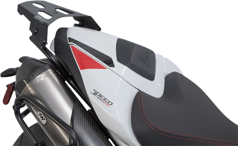 SW-Motech STREET-RACK for Luggage - Black, Powder-Coated, Rear - GPT.11.901.16000/B
