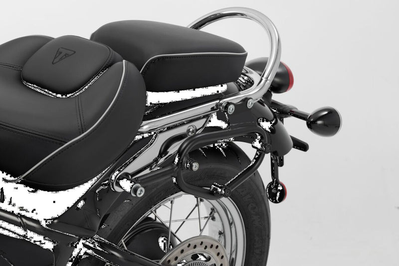 SW-Motech SLC Side Carrier - Black, Powder-Coated, Left, Luggage, Luggage Rack, Side Carrier - HTA.11.902.10001