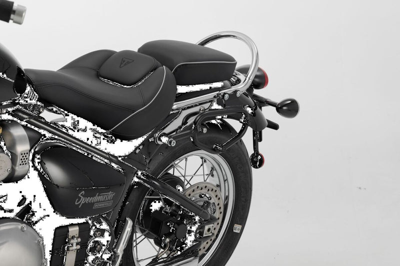 SW-Motech SLC Side Carrier - Black, Powder-Coated, Left, Luggage, Luggage Rack, Side Carrier - HTA.11.902.10001