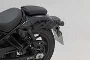 SW-Motech SLH Side Carrier - Black, Powder-Coated, Luggage, Luggage Rack, Side Carrier - HTA.01.682.10200