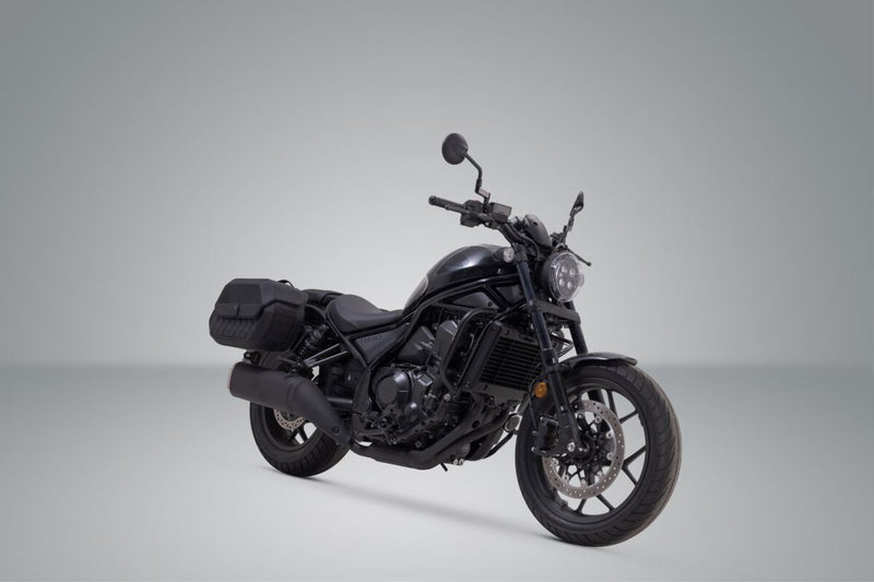 SW-Motech SLH Side Carrier - Black, Powder-Coated, Luggage, Luggage Rack, Side Carrier - HTA.01.682.10300
