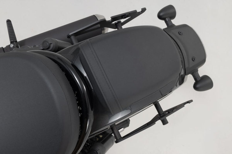 SW-Motech SLH Side Carrier - Black, Powder-Coated, Luggage, Luggage Rack, Side Carrier - HTA.01.682.10300