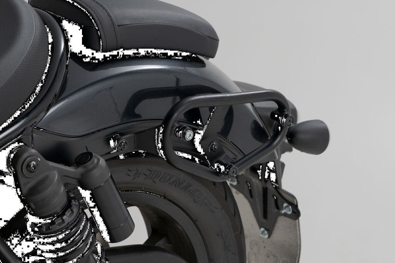 SW-Motech SLC Side Carrier - Black, Powder-Coated, Left, Luggage, Luggage Rack, Side Carrier - HTA.01.843.10000