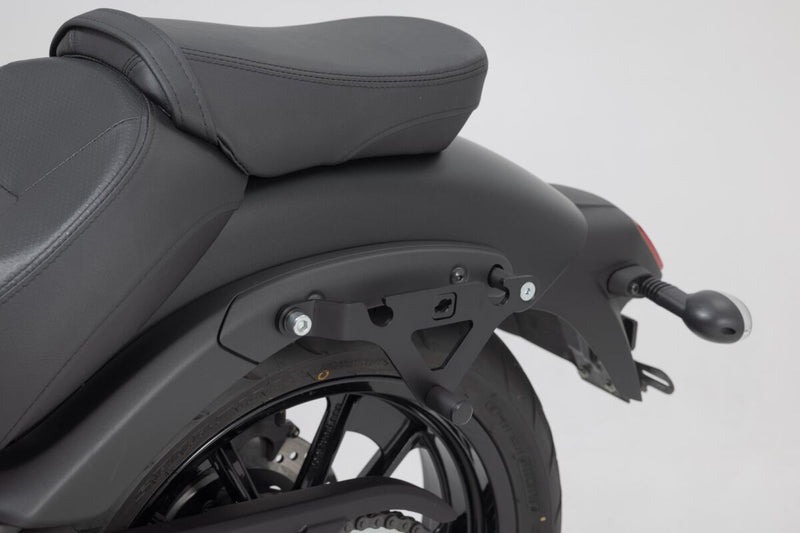 SW-Motech SLH Side Carrier - Black, Powder-Coated, Luggage, Luggage Rack, Side Carrier - HTA.08.682.10100