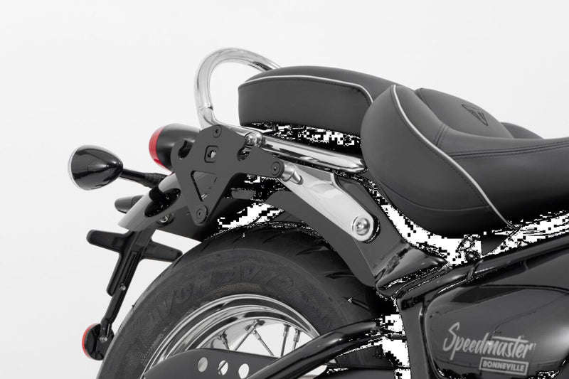 SW-Motech SLH Side Carrier - Black, Powder-Coated, Luggage, Luggage Rack, Side Carrier - HTA.11.682.11000