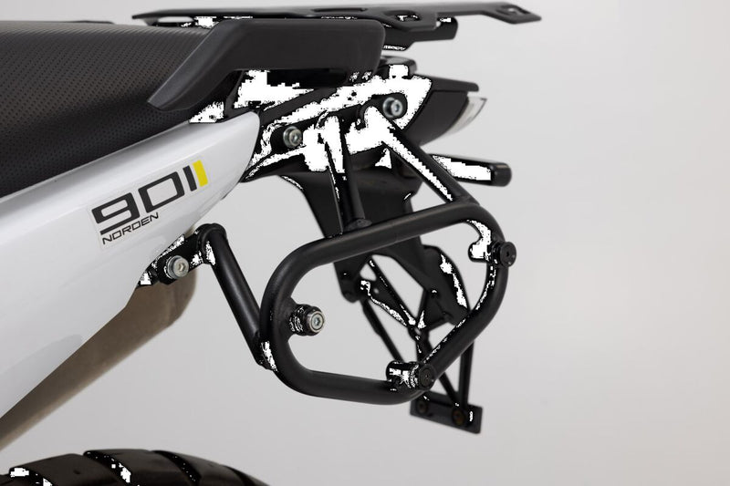 SW-Motech SLC Side Carrier - Black, Powder-Coated, Left, Luggage, Luggage Rack, Side Carrier - HTA.03.992.10000
