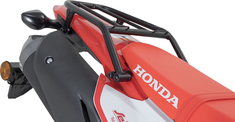 SW-Motech Steel Rack - Black, Powder-Coated, Luggage Rack, Rear, Rear Rack