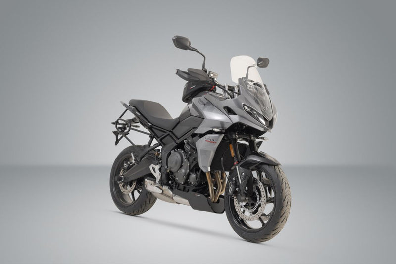 SW-Motech SLC Side Carrier - Black, Powder-Coated, Left, Luggage, Luggage Rack, Side Carrier - HTA.11.991.10000