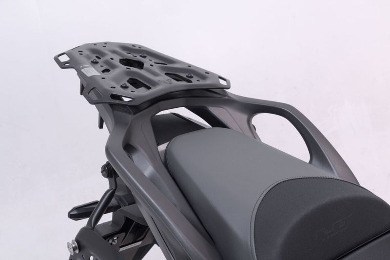 SW-Motech Adventure Rack - Black, Powder-Coated, Luggage, Luggage Rack, Rear, Rear Rack - GPT.01.052.19000/B
