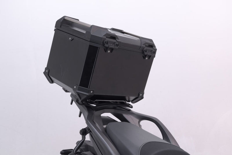 SW-Motech Adventure Rack - Black, Powder-Coated, Luggage, Luggage Rack, Rear, Rear Rack - GPT.01.052.19000/B