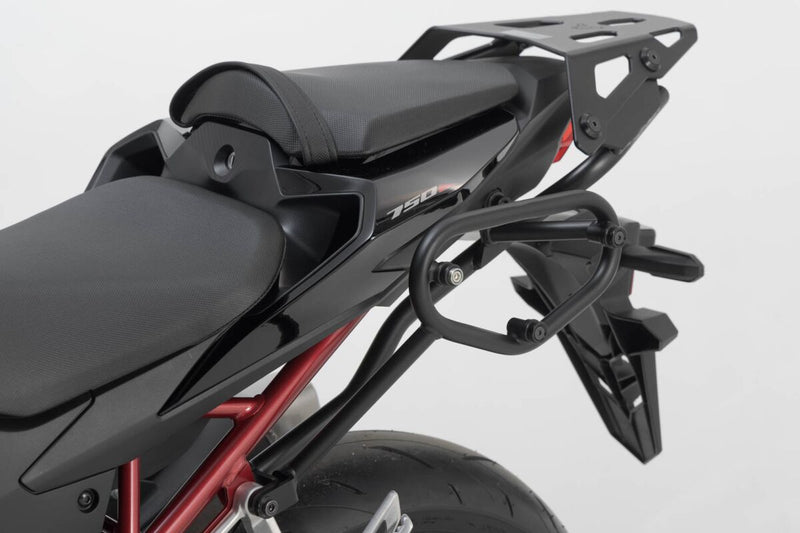 SW-Motech SLC Side Carrier - Black, Powder-Coated, Left, Luggage, Luggage Rack, Side Carrier - HTA.01.971.10000