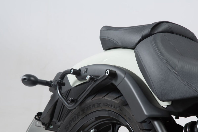 SW-Motech SLC Side Carrier - Black, Powder-Coated, Left, Luggage, Luggage Rack, Side Carrier - HTA.08.855.10001