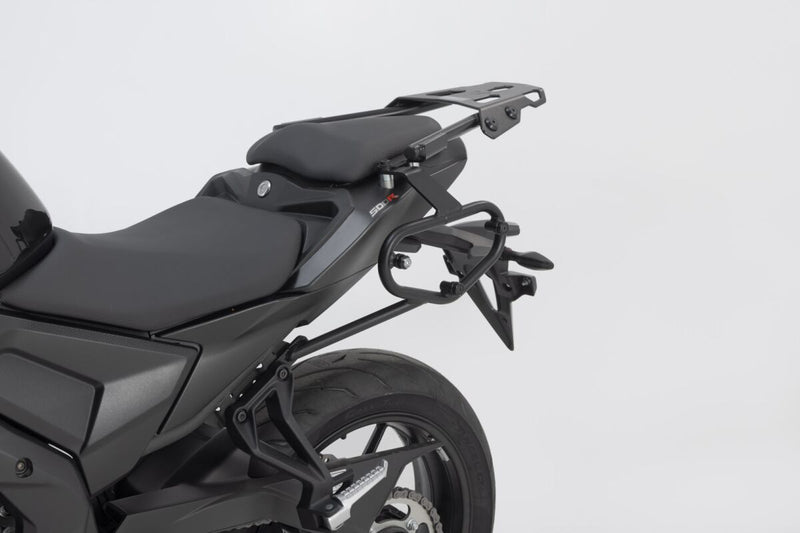 SW-Motech SLC Side Carrier - Black, Powder-Coated, Left, Luggage, Luggage Rack, Side Carrier - HTA.02.066.10000