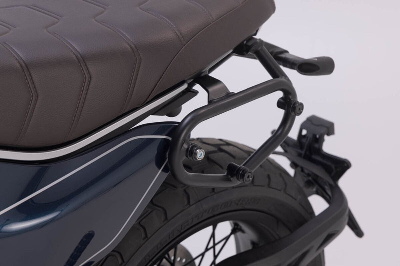 SW-Motech SLC Side Carrier - Black, Powder-Coated, Left, Luggage, Luggage Rack, Side Carrier - HTA.22.088.10000