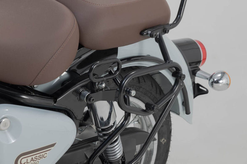 SW-Motech SLC Side Carrier - Black, Powder-Coated, Left, Luggage, Luggage Rack, Side Carrier - HTA.41.026.10000