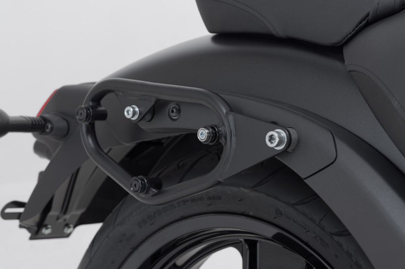 SW-Motech SLC Side Carrier - Black, Powder-Coated, Left, Luggage, Luggage Rack, Side Carrier - HTA.08.855.11001