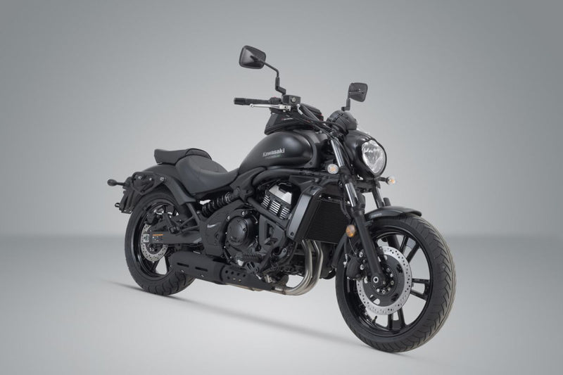 SW-Motech SLC Side Carrier - Black, Powder-Coated, Left, Luggage, Luggage Rack, Side Carrier - HTA.08.855.11001