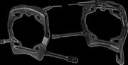 SW-Motech PRO Side Carrier - Black, Powder-Coated, Left, Right - KFT.08.922.30001/B
