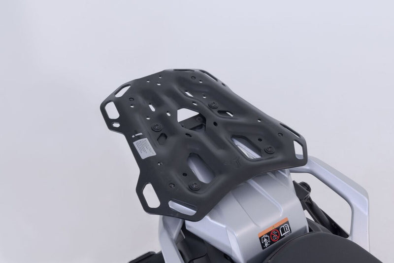 SW-Motech Adventure Rack - Black, Powder-Coated, Luggage, Luggage Rack, Rear, Rear Rack - GPT.05.601.19000/B