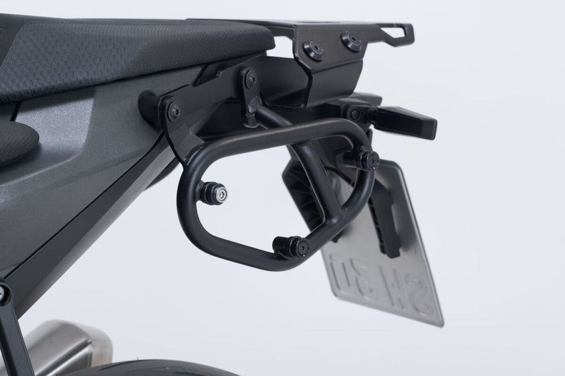 SW-Motech SLC Side Carrier - Black, Powder-Coated, Left, Luggage, Luggage Rack, Side Carrier - HTA.04.994.10000
