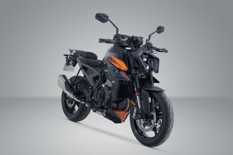 SW-Motech SLC Side Carrier - Black, Powder-Coated, Left, Luggage, Luggage Rack, Side Carrier - HTA.04.994.10000
