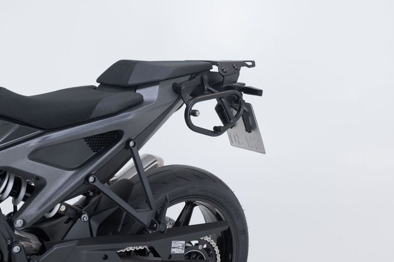 SW-Motech SLC Side Carrier - Black, Powder-Coated, Left, Luggage, Luggage Rack, Side Carrier - HTA.04.994.10000