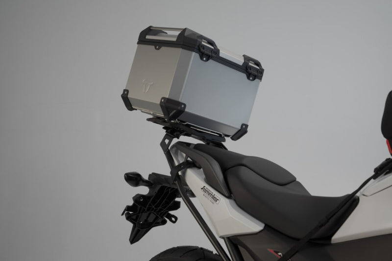 SW-Motech Street Rack - Black, Powder-Coated, Powder-Coated Black, Luggage Rack, Rear, Rear Rack - GPT.01.699.16002/B