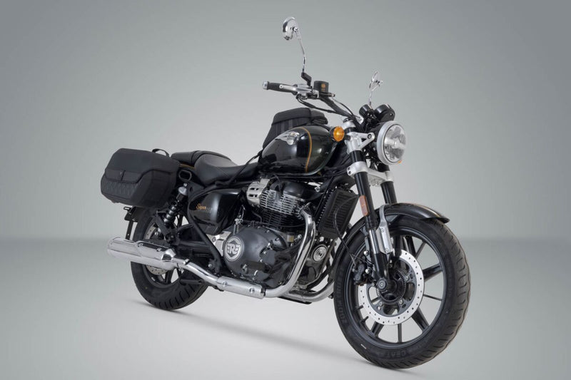 SW-Motech SLH Side Carrier - Black, Powder-Coated, Luggage, Luggage Rack, Side Carrier - HTA.41.069.18001