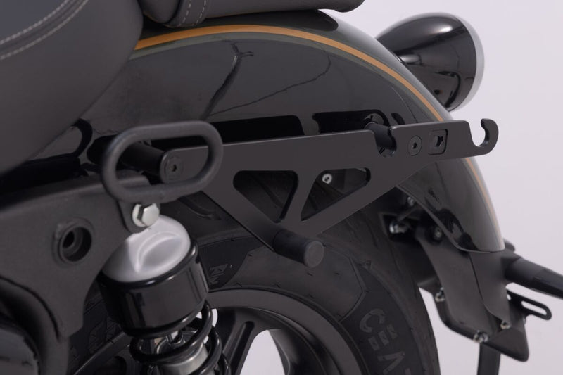 SW-Motech SLH Side Carrier - Black, Powder-Coated, Luggage, Luggage Rack, Side Carrier - HTA.41.069.18001