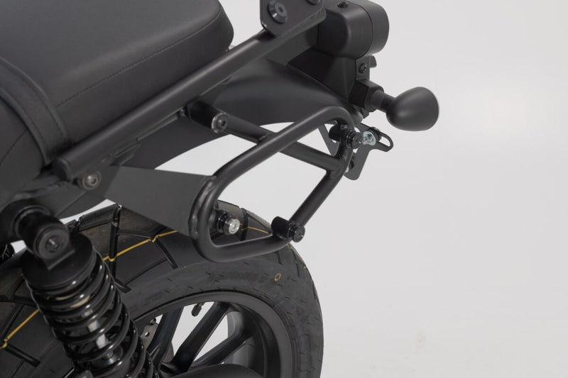 SW-Motech SLC Side Carrier - Black, Powder-Coated, Left, Luggage, Luggage Rack, Side Carrier - HTA.01.086.10000