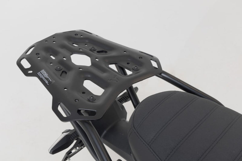 SW-Motech Adventure Rack - Black, Powder-Coated, Luggage, Luggage Rack, Rear, Rear Rack - GPT.07.975.19100/B