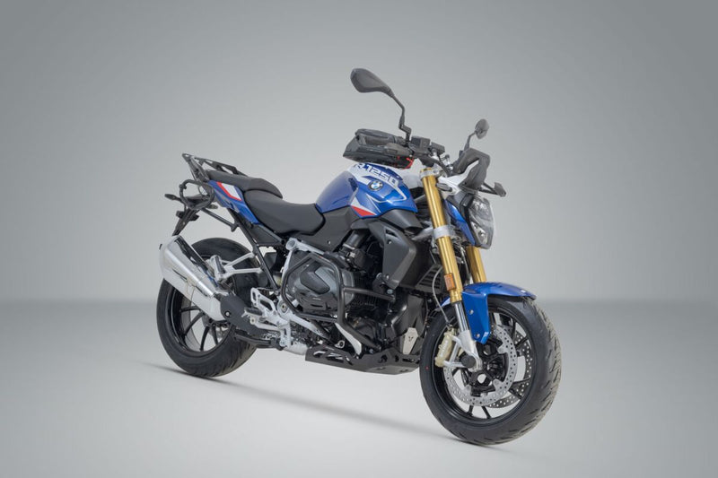 SW-Motech SLC Side Carrier - Black, Powder-Coated, Left, Luggage, Luggage Rack, Side Carrier - HTA.07.913.10001