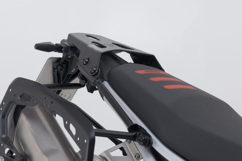 SW-Motech Street Rack - Black, Powder-Coated, Luggage Rack, Rear, Rear Rack - GPT.07.602.16000/B