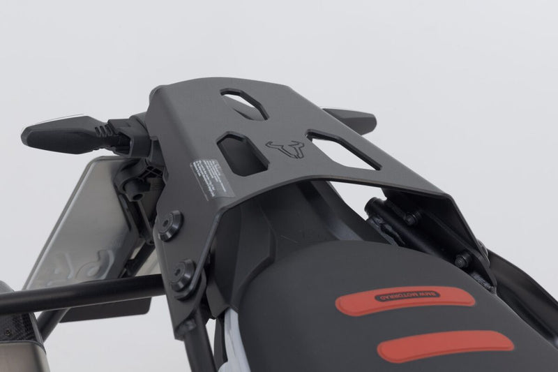 SW-Motech Street Rack - Black, Powder-Coated, Luggage Rack, Rear, Rear Rack - GPT.07.602.16000/B