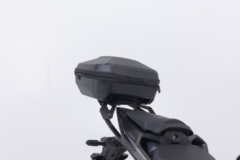 SW-Motech Street Rack - Black, Powder-Coated, Luggage Rack, Rear, Rear Rack - GPT.01.596.16000/B