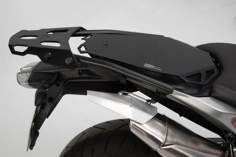 SW-Motech Seat Rack for Passenger Seat - Black, Powder-Coated, Luggage Rack, Rear, Rear Rack - GPT.04.641.40000/B