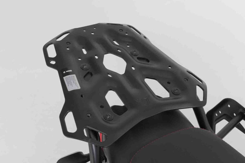 SW-Motech Adventure Rack - Black, Powder-Coated, Luggage, Luggage Rack, Rear, Rear Rack - GPT.17.632.19100/B