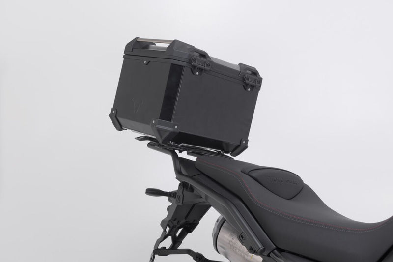 SW-Motech Adventure Rack - Black, Powder-Coated, Luggage, Luggage Rack, Rear, Rear Rack - GPT.17.632.19100/B