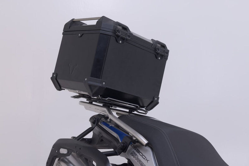 SW-Motech Adventure Rack - Black, Powder-Coated, Luggage, Luggage Rack, Rear, Rear Rack - GPT.02.643.19000/B
