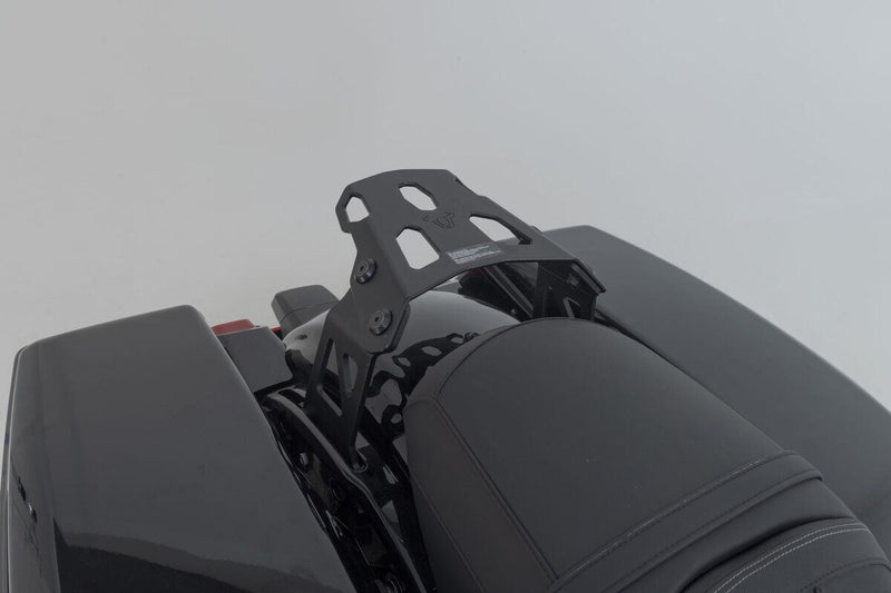 SW-Motech Street Rack - Powder-Coated Black, Luggage Rack