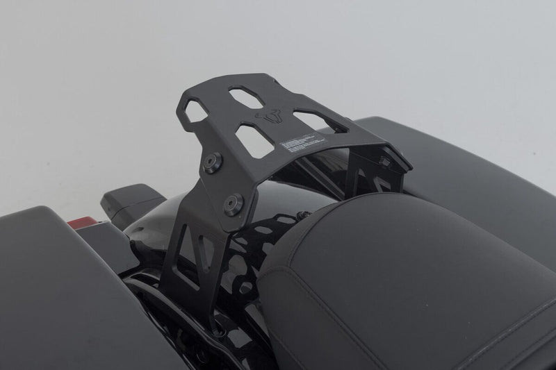 SW-Motech Street Rack - Powder-Coated Black, Luggage Rack