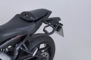 SW-Motech V-LOC Side Carrier Left - Black, Saddlebag, Side Case - VMC.06.036.10000