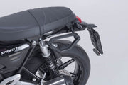 SW-Motech V-LOC Side Carrier Left - Black, Saddlebag, Side Case - VMC.11.928.10000