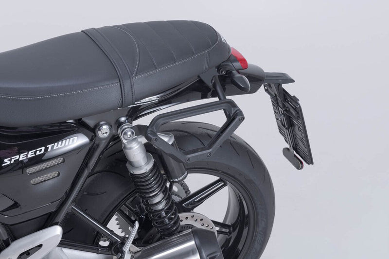 SW-Motech V-LOC Side Carrier Left - Black, Saddlebag, Side Case - VMC.11.928.10000