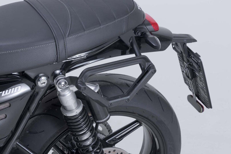SW-Motech V-LOC Side Carrier Left - Black, Saddlebag, Side Case - VMC.11.928.10000