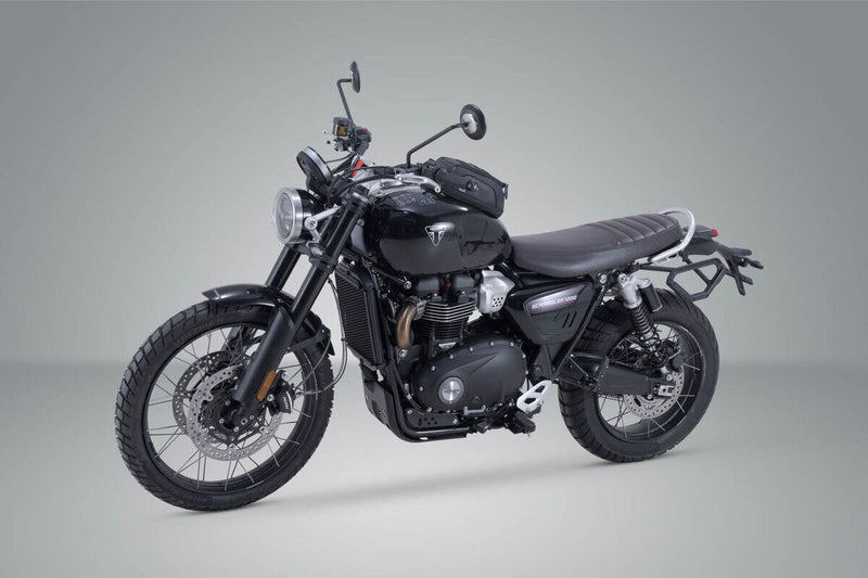 SW-Motech V-LOC Side Carrier Left - Black, Saddlebag, Side Case - VMC.11.929.10000